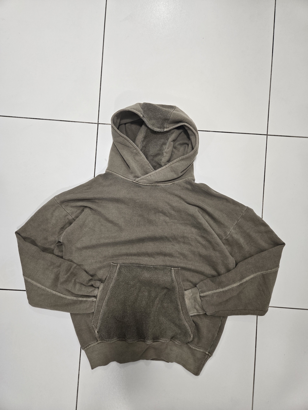 REPRESENT Terry Hoodie - Olive Brown L-XL